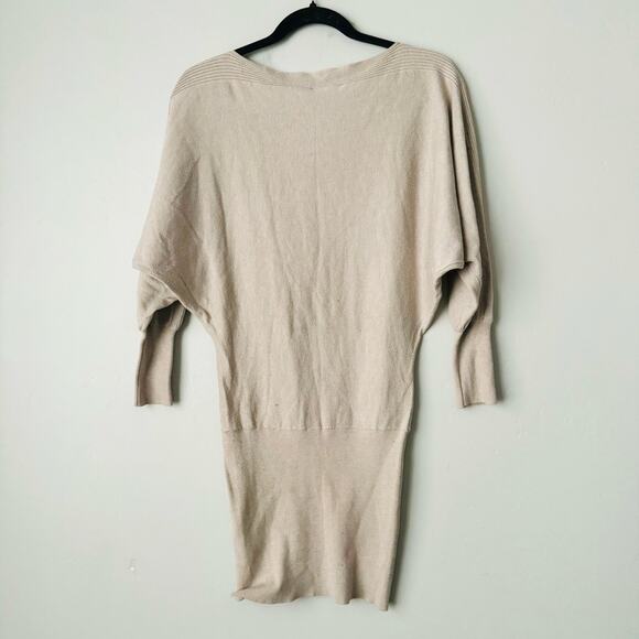Monnari Flowey top tight bottom tan sweater dress woman’s S/M - Picture 9 of 10